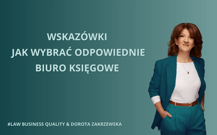 Miniatura publikacji Doroty Zakrzewskiej o wyborze biura księgowego
