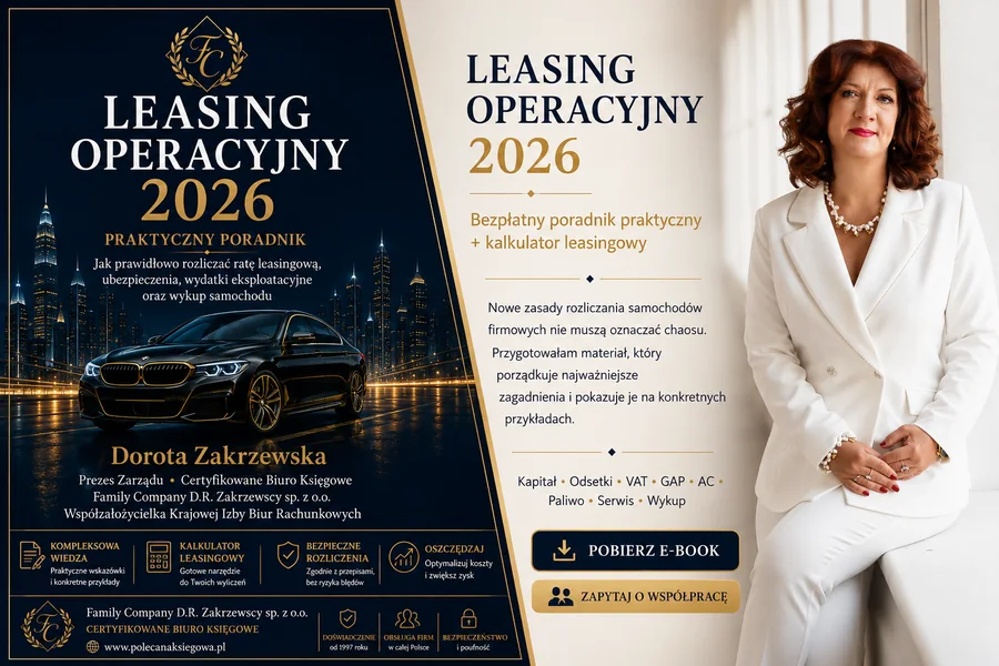 E-book o leasingu operacyjnym autorstwa Doroty Zakrzewskiej